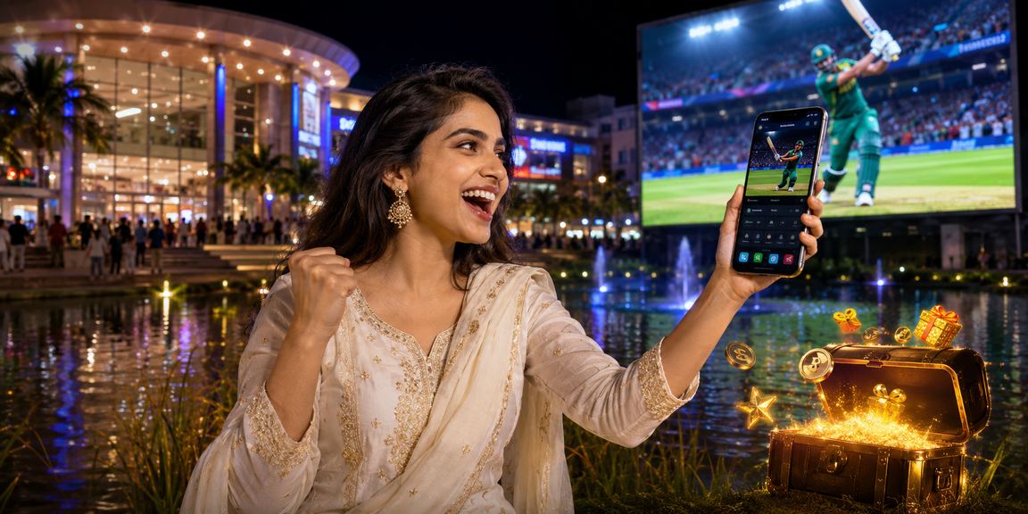 Bangladeshi model enjoying cricket betting in Dhaka