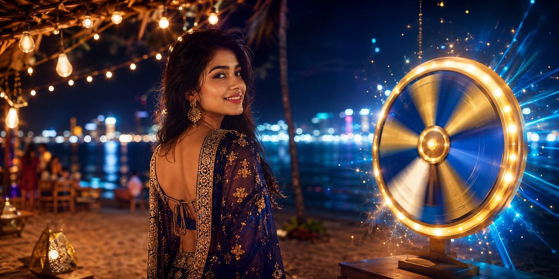 সেন্ট মার্টিন দ্বীপের সমুদ্র সৈকতে রুলেট গেম উপভোগকারী